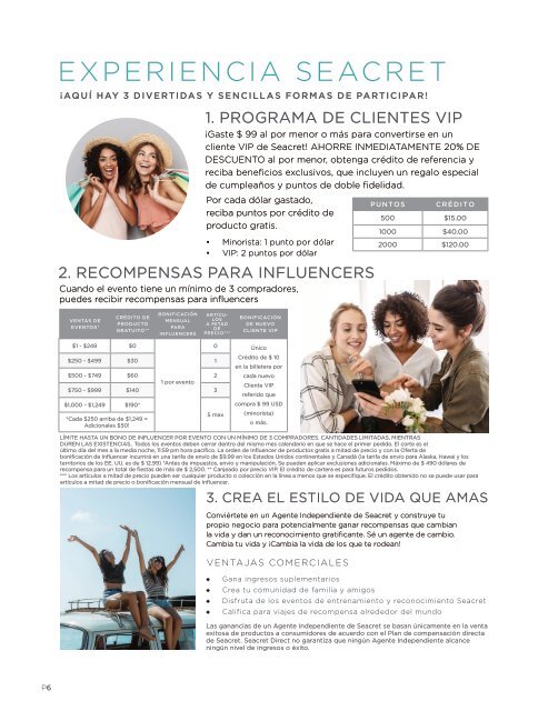 Seacret Product Catalog (US Español revisado 07/12/2020)