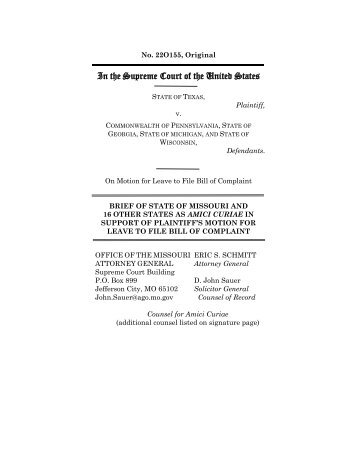 20201209144840609_2020-12-09 - Texas v. Pennsylvania - Amicus Brief of Missouri et al. - Final with Tables (1)