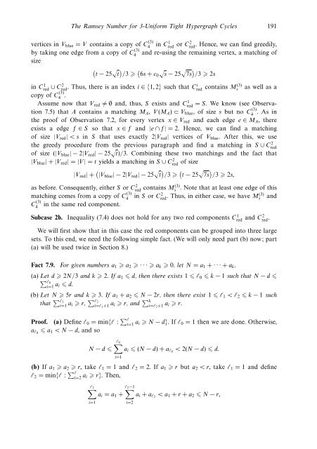 The Ramsey Number for 3-Uniform Tight Hypergraph Cycles Article