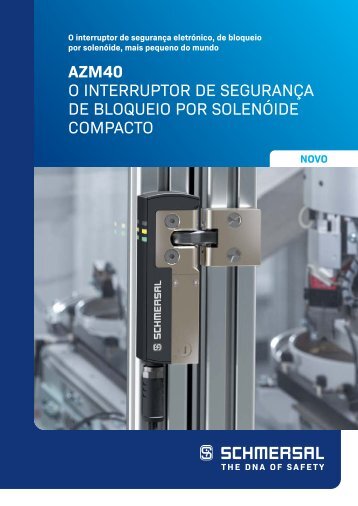 AZM40 - – O interruptor de segurança de bloqueio por solenóide compacto [PT]