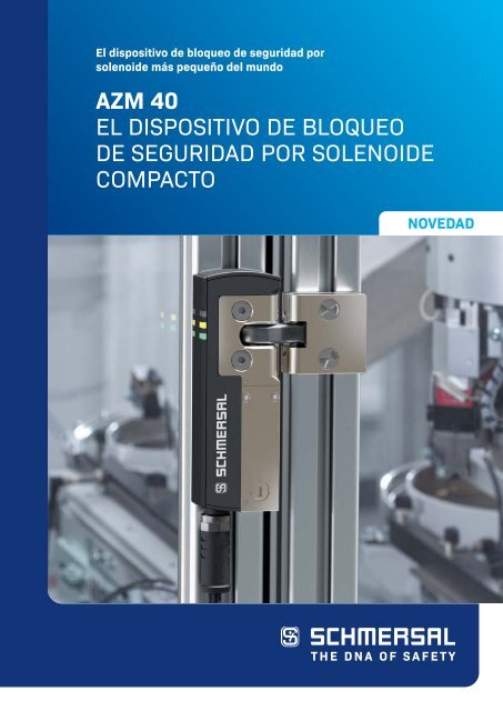 AZM40 – El dispositivo de bloqueo de seguridad por solenoide compacto [ES]