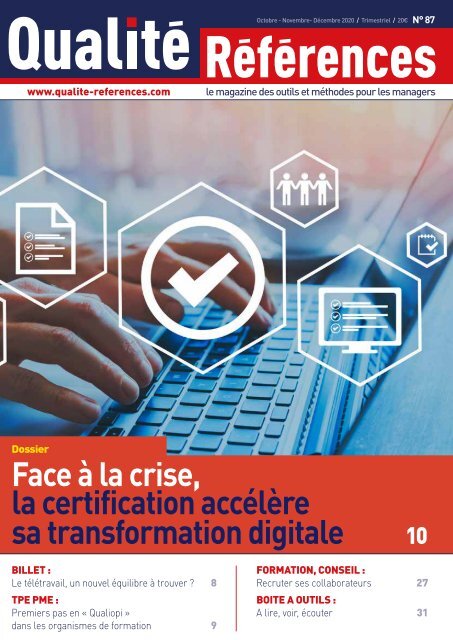 Qualité Références 87