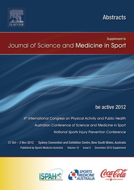 BE ACTIVE 2012 ABSTRACTS - Sports Medicine Australia