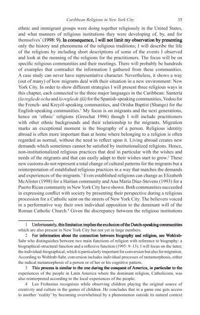 Caribbean Diaspora in the USA: Diversity of Caribbean Religions in New York City