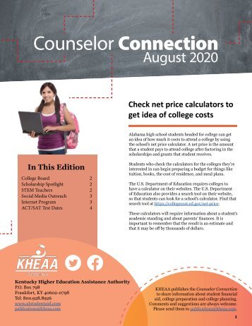 AL - Counselor Connection - August 2020