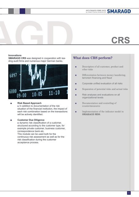 SMARAGD FPD IT-based system for the - cellent finance solutions AG