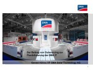 SMA Übersicht - Entscheiderforum Outsourcing