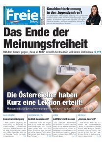 Das Ende der Meinungsfreiheit