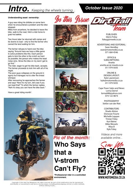 Dirt ad Trail Online Nov 2020