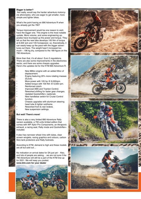 Dirt ad Trail Online Nov 2020