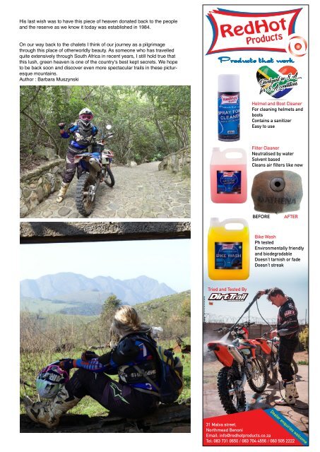 Dirt ad Trail Online Nov 2020