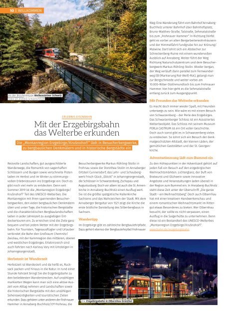 Willkommen im Erzgebirge | Herbst/Winter 2020/2021