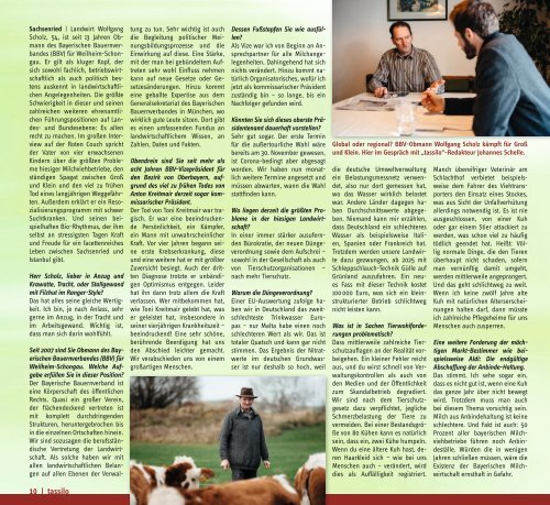 tassilo - das Magazin rund um Weilheim und die Seen - Ausgabe Januar/Februar 2021