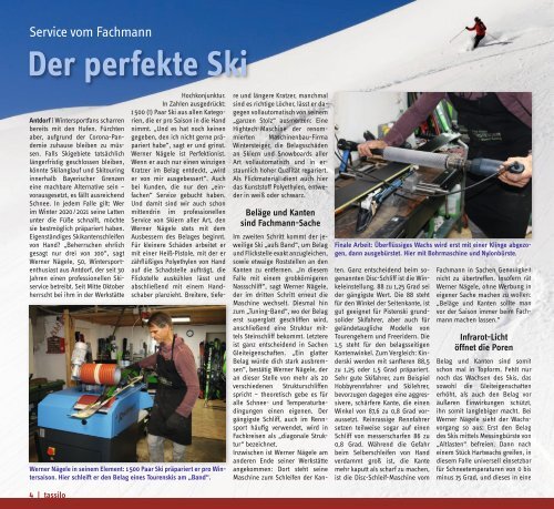 tassilo - das Magazin rund um Weilheim und die Seen - Ausgabe Januar/Februar 2021