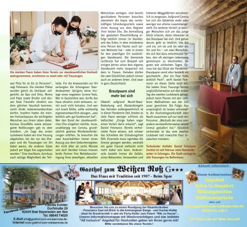 altlandkreis - Das Magazin für den westlichen Pfaffenwinkel - Ausgabe Januar/Februar 2021