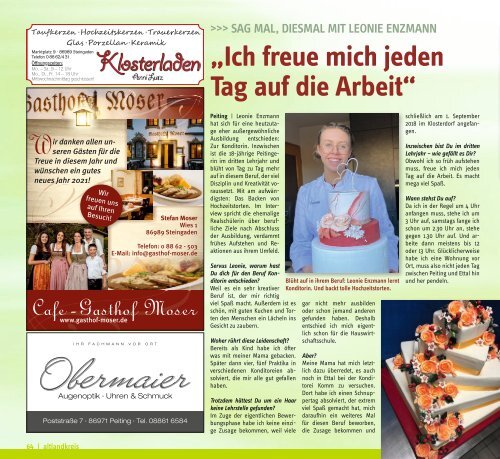 altlandkreis - Das Magazin für den westlichen Pfaffenwinkel - Ausgabe Januar/Februar 2021