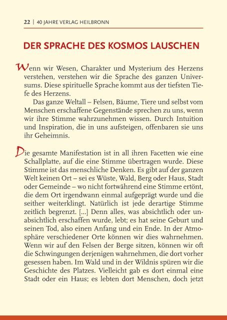 40 Jahre Verlag Heilbronn 1981-2021 - Interreligiöse Spiritualität und religiöse Toleranz.