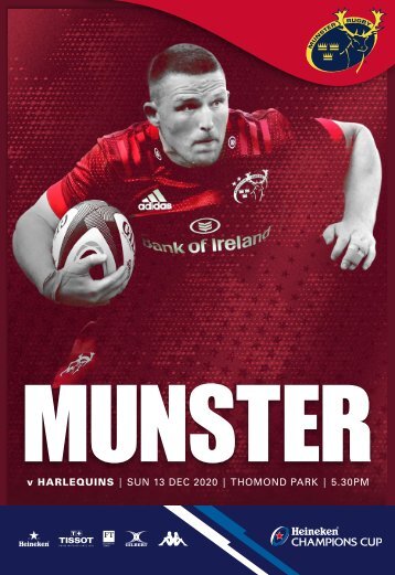 Munster Rugby v Harlequins Match Programme