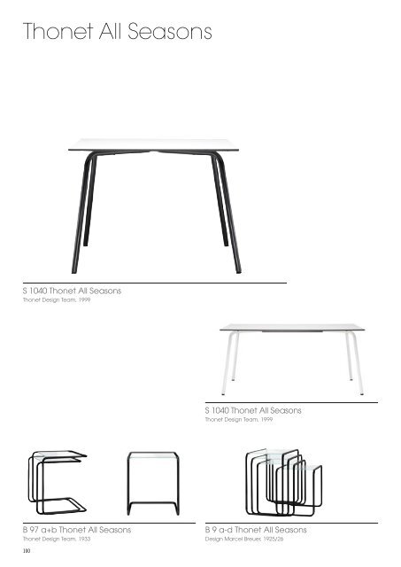 Thonet Katalog 2019/20