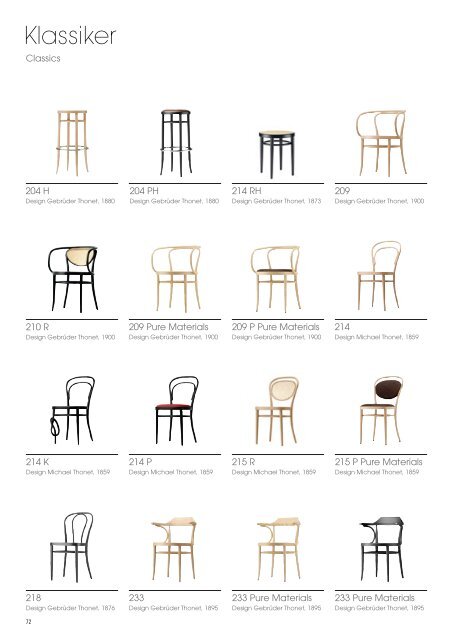 Thonet Katalog 2019/20