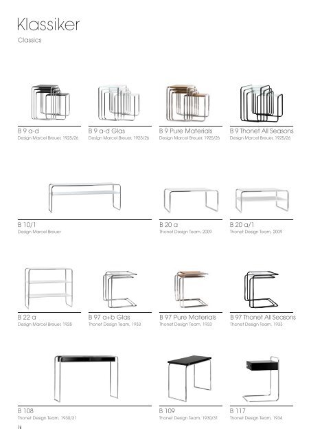 Thonet Katalog 2019/20