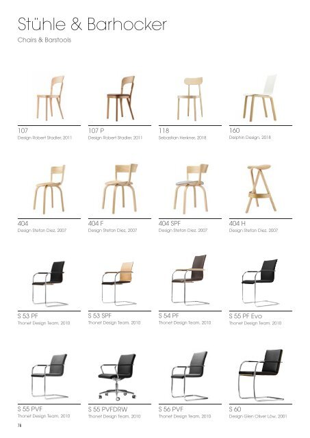 Thonet Katalog 2019/20