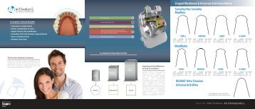 Lingual Mushroom & Universal Arch Form Matrix - GAC International