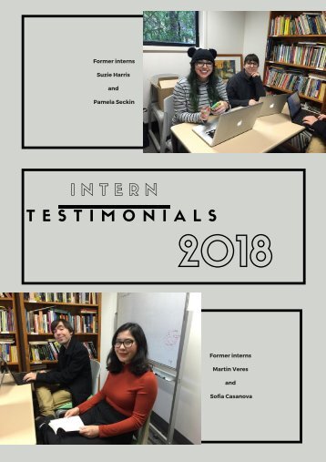 Intern Testimonials