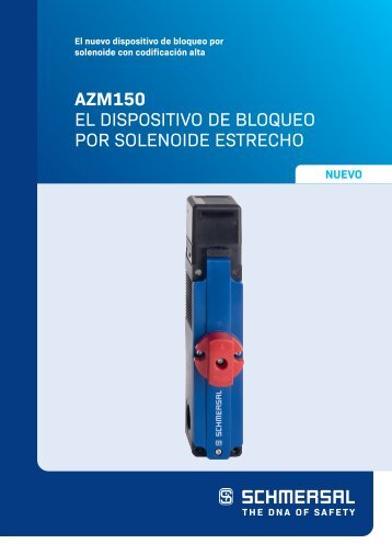 AZM150 EL DISPOSITIVO DE BLOQUEO POR SOLENOIDE ESTRECHO [ES]