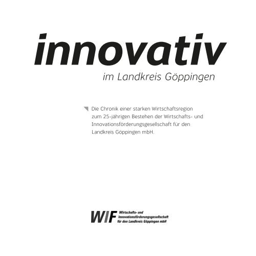 25 Jahre Wirtschafts- und Innovationsförderung Landkreis Göppingen