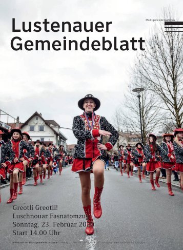 Lustenauer Gemeindeblatt Nr. 8 | Freitag 21. Februar 2020