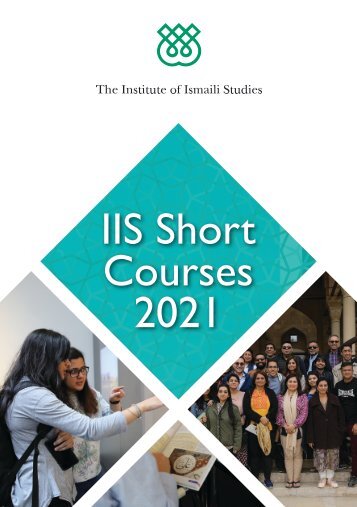 IIS Short Courses 2021 Catalogue 