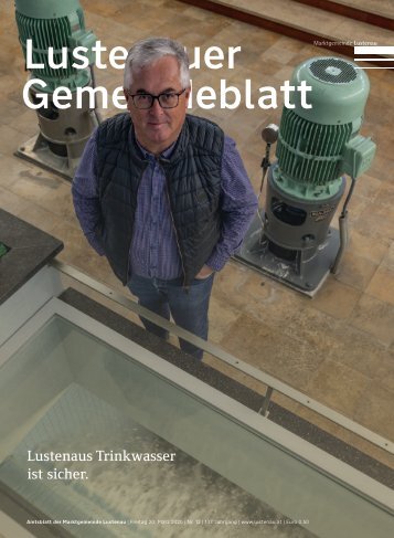 Lustenauer Gemeindeblatt Nr. 12 | Freitag 20. März 2020