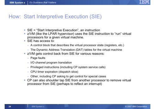 The Mainframe and Virtualization - LRR