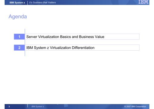 The Mainframe and Virtualization - LRR