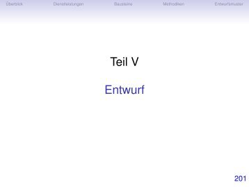 Kapitel 5: Entwurf