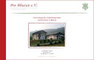 Bericht als PDF - Pro Bhutan eV