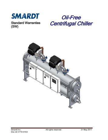 Standard Warranties TD-0103 - Smardt Chiller Group Inc.