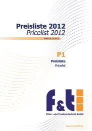 Preisliste 2009 - Fut-GmbH