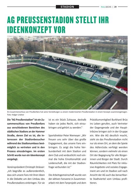 nullsechs Stadionmagazin - Heft 5 2020/21