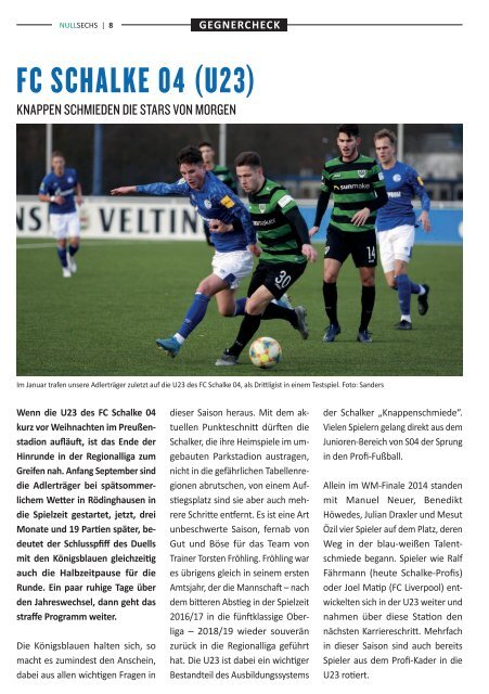 nullsechs Stadionmagazin - Heft 5 2020/21