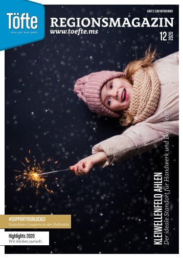 Töfte Regionsmagazin 12/2020 - Willkommen in der Weihnachtszeit