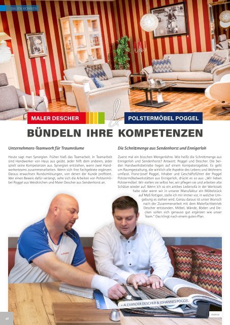 Töfte Regionsmagazin 12/2020 - Willkommen in der Weihnachtszeit