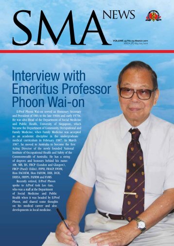 Interview with Emeritus Professor Phoon Wai-on - SMA News ...