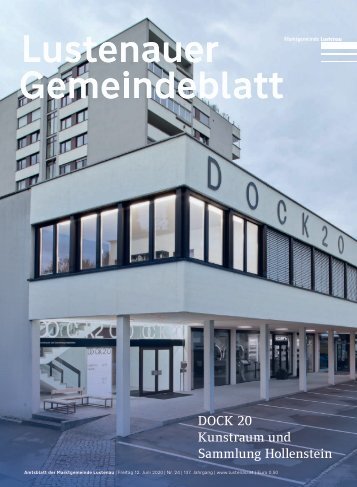 Lustenauer Gemeindeblatt Nr. 24 | Freitag 12. Juni 2020