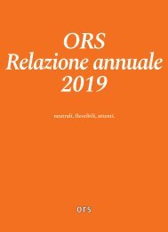 ORS Relazione annuale 2019 Lingua italiana