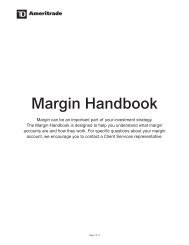 Margin Handbook - TD Ameritrade