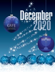 GSFE Newsletter-December 2020