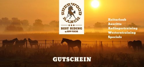 SHERWOODRANCH Gutschein