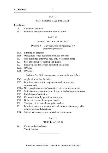 COVID-19 (Temporary Measures) (Control Order)